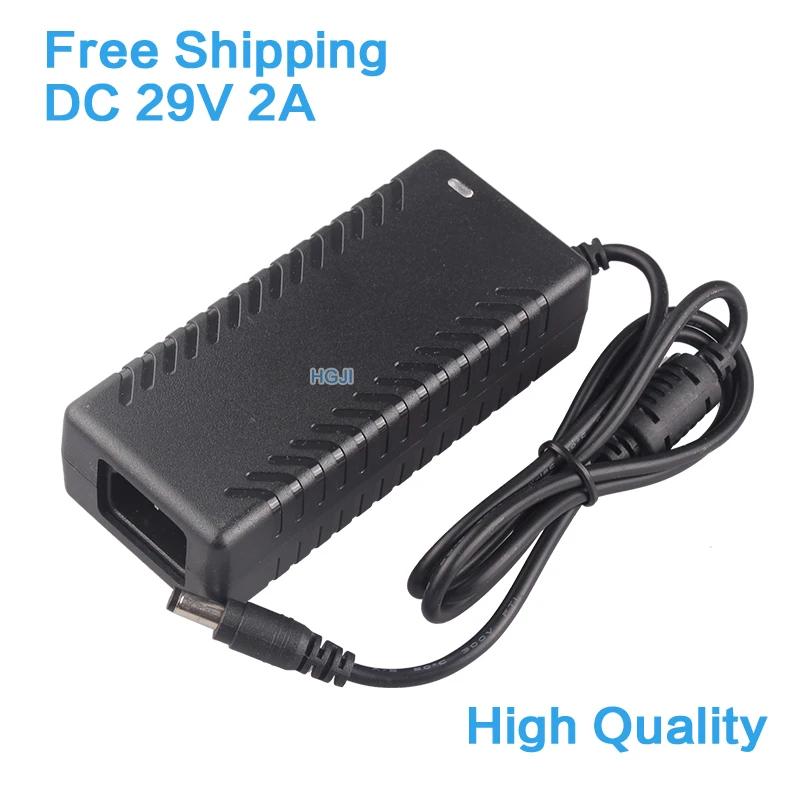 1 pcs free shipping AC100V-240V to DC29V 2A Power Adapter high quality 29v 2.0a adapter charger DC 5.5*2.5/2.1mm
1 pcs free shipping AC100V-240V to DC29V 2A Power Adapter high quality 29v 2.0a adapter charger DC 5.5*2.5/2.1mm