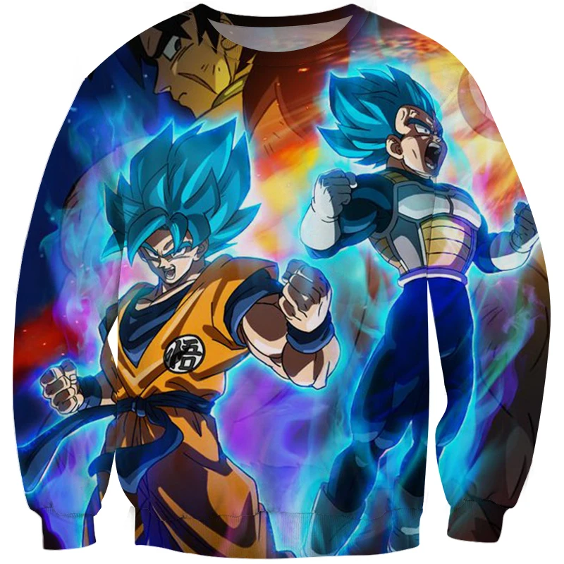 Cloudstyle Anime Goku Printed Sweatshirt Men Women 3D Print Dragon Ball Z Pullover Hoodies No Cap Male Fall Winter Tracksuits
Cloudstyle Anime Goku Printed Sweatshirt Men Women 3D Print Dragon Ball Z Pullover Hoodies No Cap Male Fall Winter Tracksuits