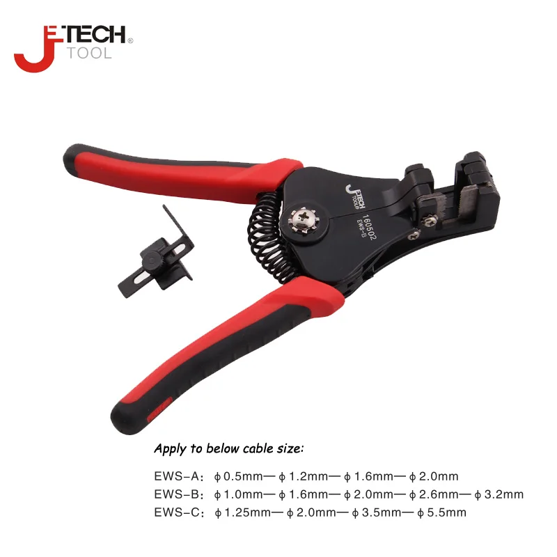 Jetech precise automatic spring wire strippers cable stripping crimping plier cutter tool for 0.5 1.0 1.2 1.25 1.6 2.0 to 5.5mm
Jetech precise automatic spring wire strippers cable stripping crimping plier cutter tool for 0.5 1.0 1.2 1.25 1.6 2.0 to 5.5mm