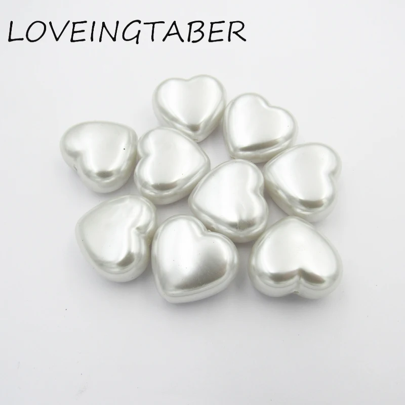 Newest ! 27mm*25mm 90pcs/lot Pure White Color Heart Acrylic Pearl Beads For Valentine's Day Jewelry Making
Newest ! 27mm*25mm 90pcs/lot Pure White Color Heart Acrylic Pearl Beads For Valentine's Day Jewelry Making