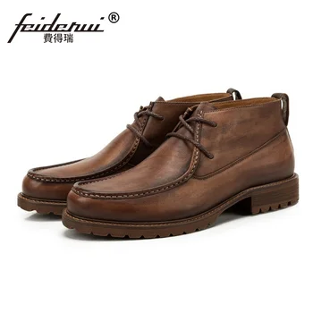 High Quality Designer Man High-Top Outdoor Riding Shoes Male Cowboy Genuine Leather Round Toe Men's Handmade Ankle Boots SS82
High Quality Designer Man High-Top Outdoor Riding Shoes Male Cowboy Genuine Leather Round Toe Men's Handmade Ankle Boots SS82