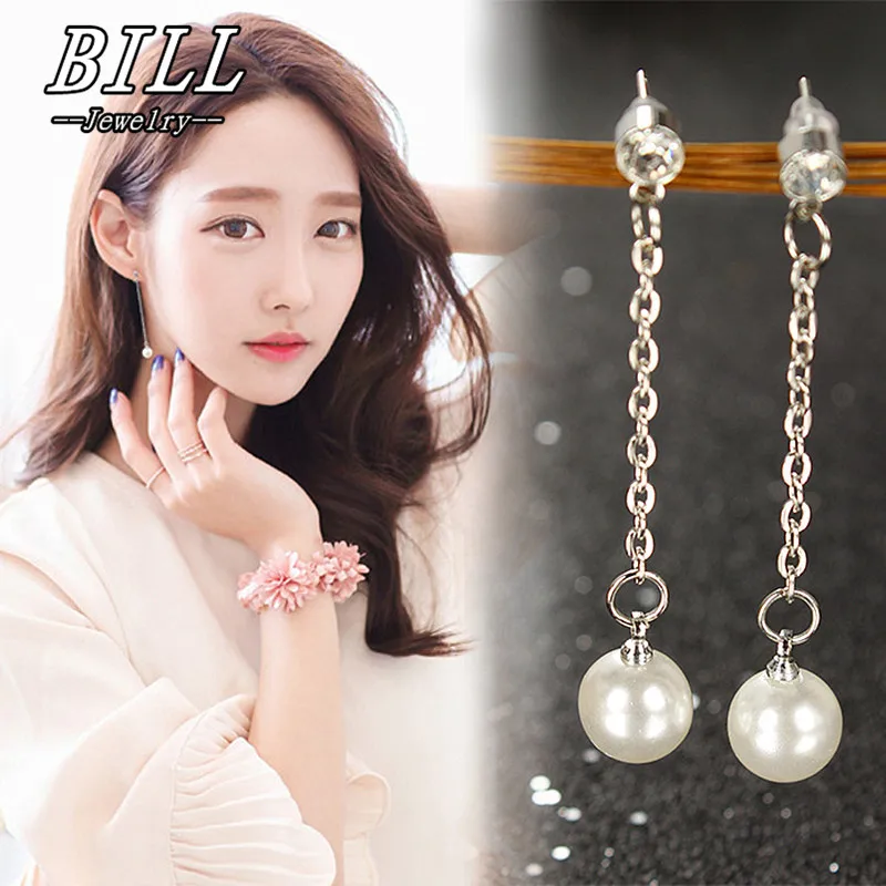 ES928 Long Tassel Simulated Pearl Ball Dangle Earrings Crystal Statement Drop Earring For Wedding Party Gift HOT Selling
ES928 Long Tassel Simulated Pearl Ball Dangle Earrings Crystal Statement Drop Earring For Wedding Party Gift HOT Selling