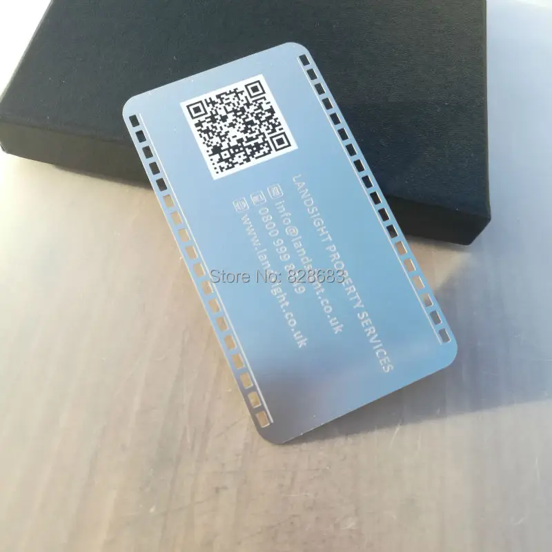 business card templaste for stainless steel card with qr code printing, special edge cutting out
business card templaste for stainless steel card with qr code printing, special edge cutting out