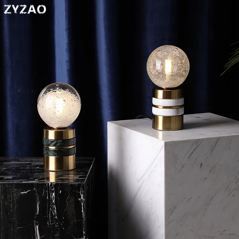 Postmodern Marble Glass Table Lamp Simple Creative Living Room Bedroom Bedside Table Lights Nordic Home Decorative Led Desk Lamp
Postmodern Marble Glass Table Lamp Simple Creative Living Room Bedroom Bedside Table Lights Nordic Home Decorative Led Desk Lamp