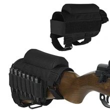 Cartridges-Bag Bullet-Holder Rifle-Gun Ammo Cheek-Rest Hunting-Shooting Tactical-Buttstock