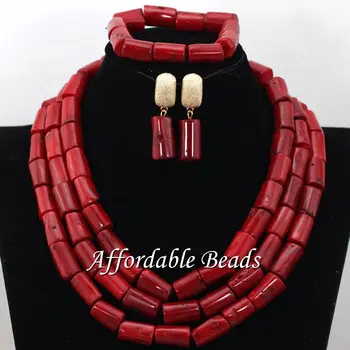 Red Nigerian Coral Beads Sets Marvelous Fashion Beads Jewelry Set Rare Design Free Shipping CN182
Red Nigerian Coral Beads Sets Marvelous Fashion Beads Jewelry Set Rare Design Free Shipping CN182
