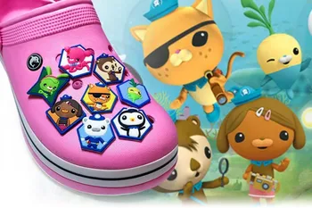 Hot Sale 1PCS Octonauts PVC Shoe Charms Shoe Buckle Accessories for Decoration For Bracelet with hole Kids Party Gifts
Hot Sale 1PCS Octonauts PVC Shoe Charms Shoe Buckle Accessories for Decoration For Bracelet with hole Kids Party Gifts