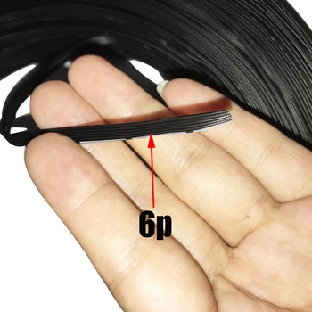 Silicone Rubber Wire 30AWG Silicone Cable multi-core parallel Wire 6Pin 200 Meters Tined Copper Wire cobre 6Pin 6Core Cable
Silicone Rubber Wire 30AWG Silicone Cable multi-core parallel Wire 6Pin 200 Meters Tined Copper Wire cobre 6Pin 6Core Cable