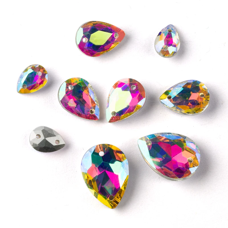 Crystal AB Crystal Glass Sew On Rhinestone Horse eye/ drop Pointback Sew on Beads Droplet Sewing Bead For Shoes etc.
Crystal AB Crystal Glass Sew On Rhinestone Horse eye/ drop Pointback Sew on Beads Droplet Sewing Bead For Shoes etc.