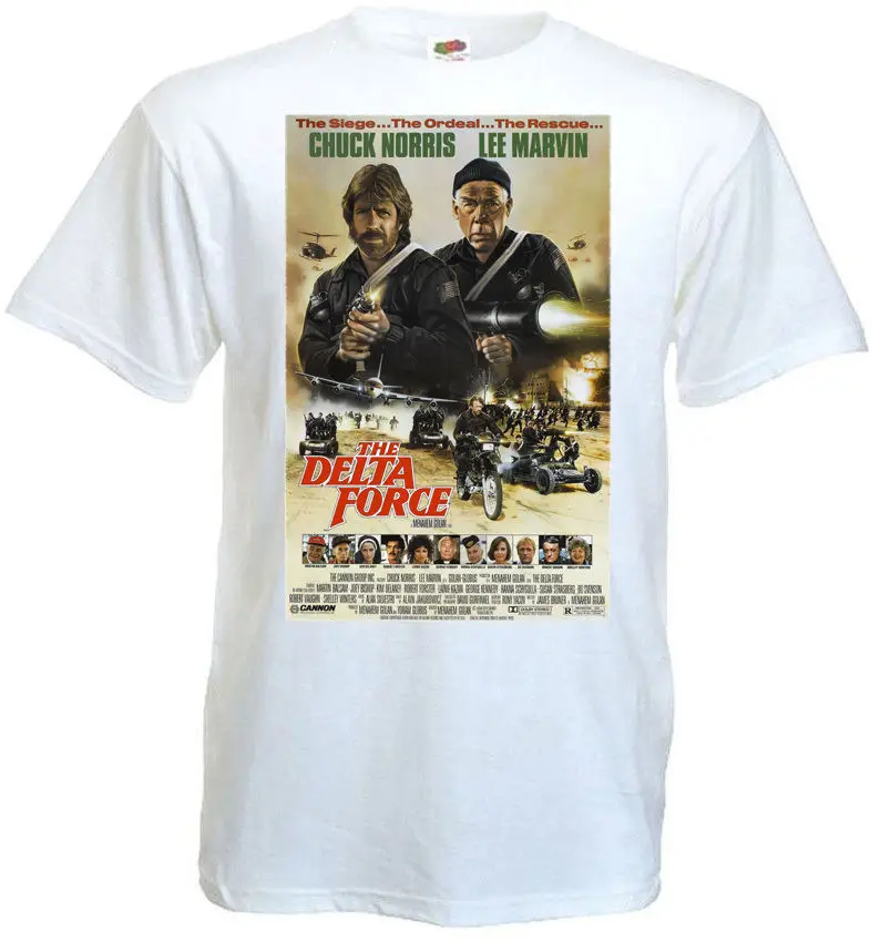 Веселые футболки Delta Force 1 ver.2 Футболка белая о фильме все размеры от S до 3XL