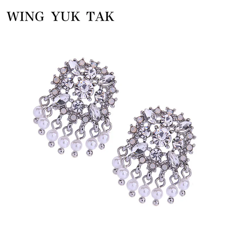 wing yuk tak Boho White Simulated Pearl Tassel Earrings for Women Trendy Crystal Plant Flower Korean Earrings Wedding Jewelry
wing yuk tak Boho White Simulated Pearl Tassel Earrings for Women Trendy Crystal Plant Flower Korean Earrings Wedding Jewelry