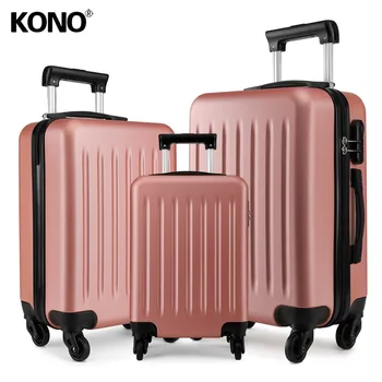 KONO Suitcase Rolling Hand Luggage 4 Wheels Spinner Trolley Case Carry on Travel Bag Hardside ABS 19 24 28 Inch Set Nude K1872
KONO Suitcase Rolling Hand Luggage 4 Wheels Spinner Trolley Case Carry on Travel Bag Hardside ABS 19 24 28 Inch Set Nude K1872