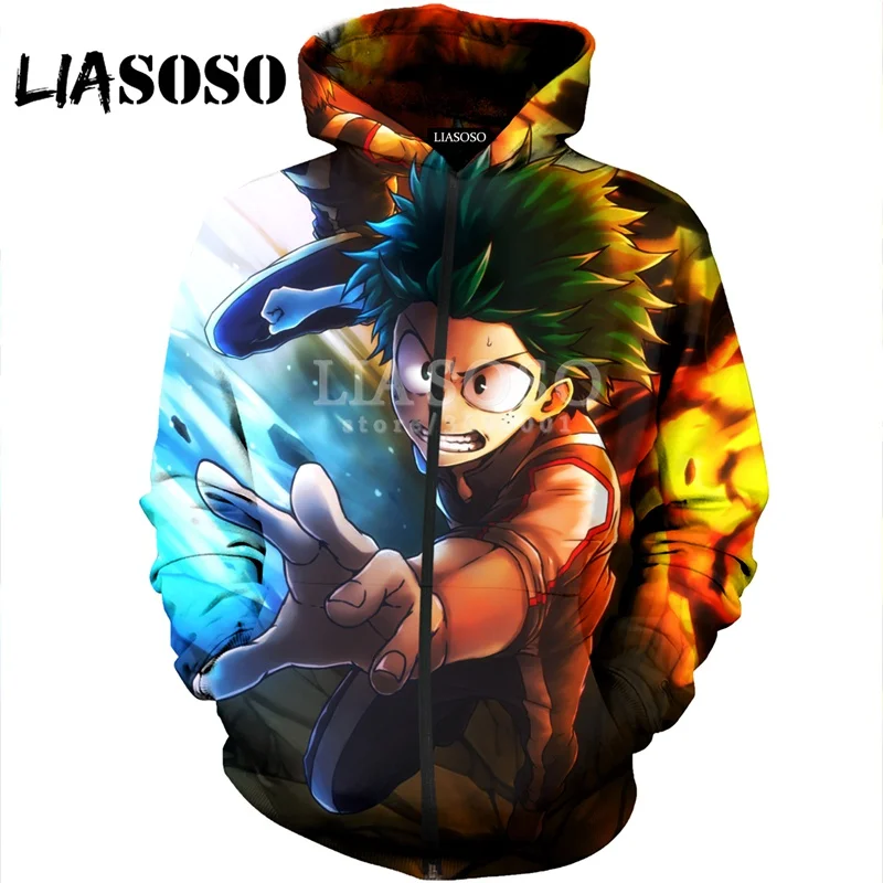 LIASOSO 3D Print Women Men Anime Boku no Hero Academia Hooded pull over Hoodies Sweatshirts Zipper Jacket My Hero Academia X0726
LIASOSO 3D Print Women Men Anime Boku no Hero Academia Hooded pull over Hoodies Sweatshirts Zipper Jacket My Hero Academia X0726
