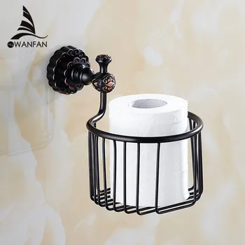 Paper Holders Solid Brass Bronze Toilet Paper Basket Bathroom Shelf Wall Mounted Bathroom Accessories WC Tissue Holder FE-8607
Paper Holders Solid Brass Bronze Toilet Paper Basket Bathroom Shelf Wall Mounted Bathroom Accessories WC Tissue Holder FE-8607