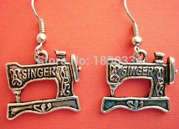 Fast shipping 50Pair Fashion Sewing Machine Charms Pendants Sterling Dangle Earrings For Women Jewelry Z31
Fast shipping 50Pair Fashion Sewing Machine Charms Pendants Sterling Dangle Earrings For Women Jewelry Z31