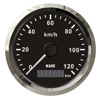 New Universal GPS Speedometer 0-120km/h for Car Motorcycle Total Mileage Adjustable 3 3/8" 9-32V with Red /Yellow Backlight
New Universal GPS Speedometer 0-120km/h for Car Motorcycle Total Mileage Adjustable 3 3/8" 9-32V with Red /Yellow Backlight