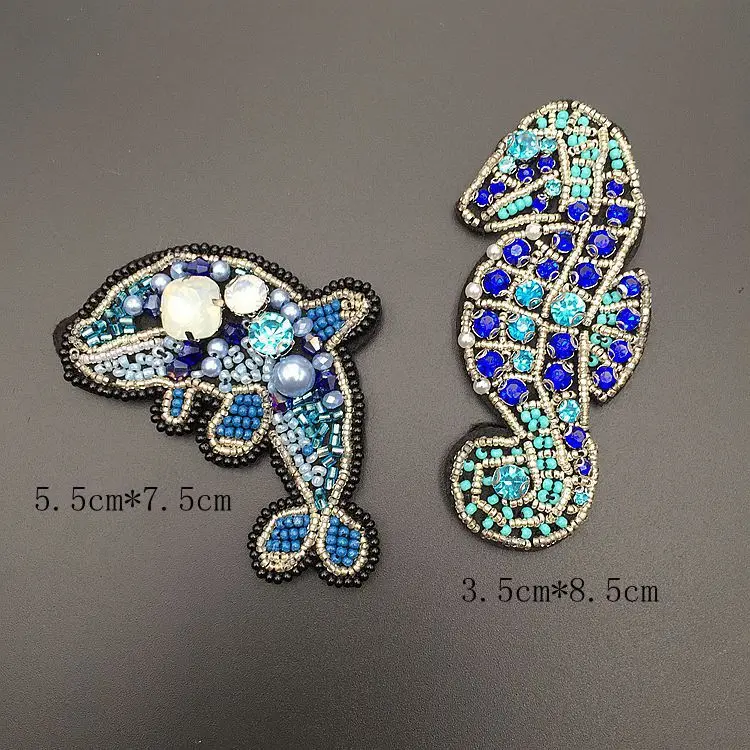 Sequined Dolphin Patch for Clothes Sewing on Rhinestone Beaded Applique for Jackets Jeans Bags Shoes Beading Sequins Applique
Sequined Dolphin Patch for Clothes Sewing on Rhinestone Beaded Applique for Jackets Jeans Bags Shoes Beading Sequins Applique