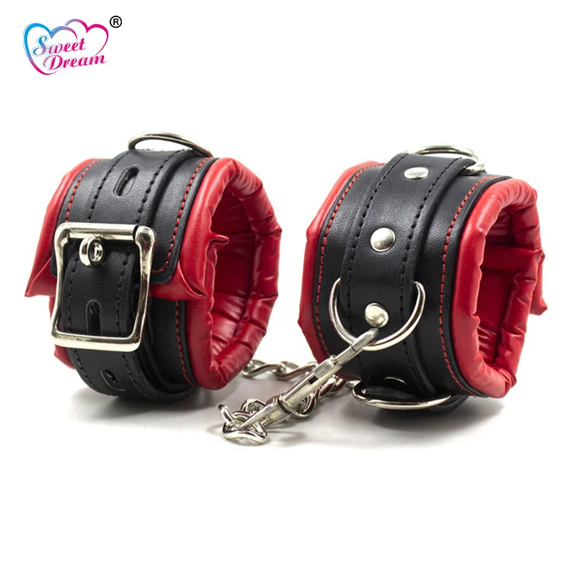 

Sweet Dream Hand Cuffs Ankle Cuffs Adjustable BDSM Wrist Feet Bondage Restraints Slave Adult Game Sex Toys for Couple DW-173