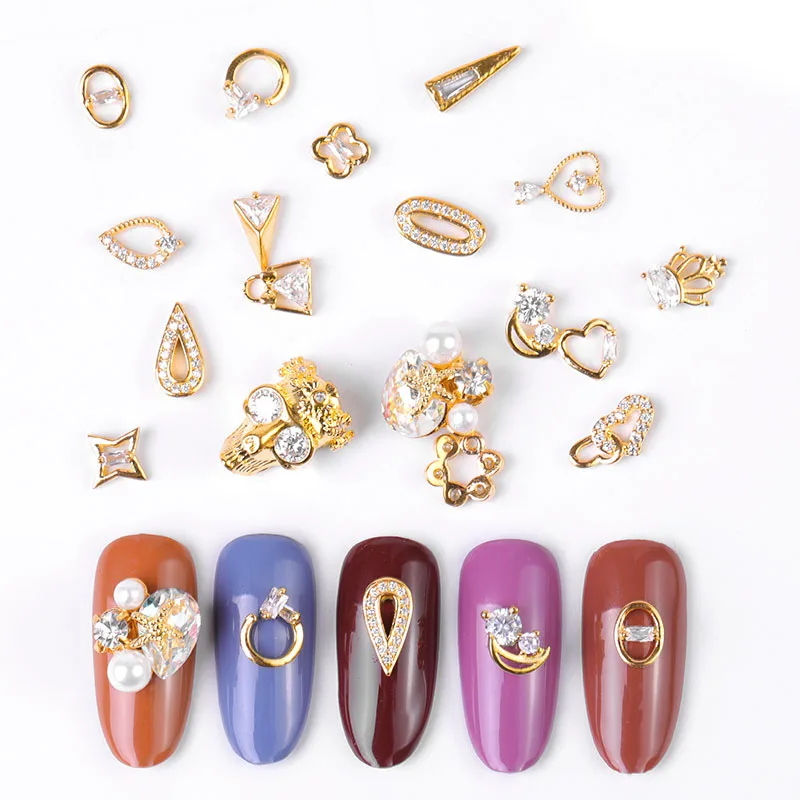 Latest 2 pieces alloy Zircon Nail art decoration luxury zircon rhinestone tassel / heart / wing nail jewelry high end long nail
Latest 2 pieces alloy Zircon Nail art decoration luxury zircon rhinestone tassel / heart / wing nail jewelry high end long nail