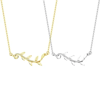 10pcs/lot Branch Necklace For Women Lucky Jewelry Stainless Steel Chain Olive Pendant Necklace Engagement Gift Collares 2017
10pcs/lot Branch Necklace For Women Lucky Jewelry Stainless Steel Chain Olive Pendant Necklace Engagement Gift Collares 2017