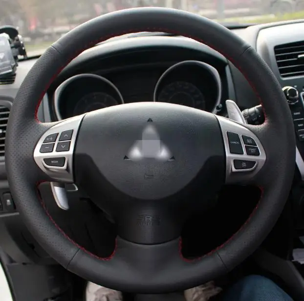 Sewing genuine leather car steering wheel cover Car accessories For Mitsubishi Lancer EX Mitsubishi Outlander Mitsubishi ASX
Sewing genuine leather car steering wheel cover Car accessories For Mitsubishi Lancer EX Mitsubishi Outlander Mitsubishi ASX