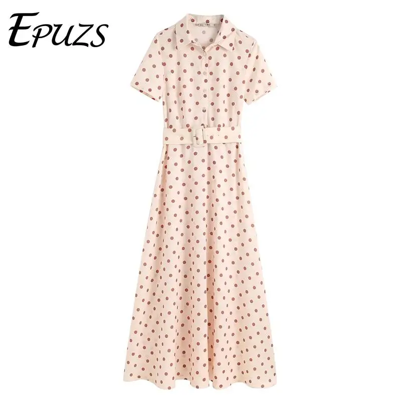 Vintage long sleeve polka dot dress women summer long dress korean casual sashes white office shirt dress 2019 vestidos
Vintage long sleeve polka dot dress women summer long dress korean casual sashes white office shirt dress 2019 vestidos