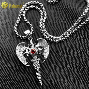 Top Quality Men Necklace Archangel Pendant S925 Sliver Charming Jewelry for Women Men Cosplay Gift Christmas
Top Quality Men Necklace Archangel Pendant S925 Sliver Charming Jewelry for Women Men Cosplay Gift Christmas