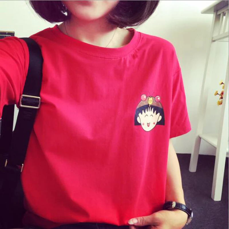 Cute Cartoon Print Woman T-shirt Spring Summer New Short Sleeve O Neck Cotton Women Tops Tees Casual Loose Camisa Feminina
Cute Cartoon Print Woman T-shirt Spring Summer New Short Sleeve O Neck Cotton Women Tops Tees Casual Loose Camisa Feminina