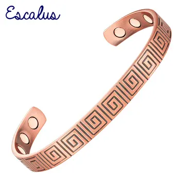 Escalus Unisex Maze Antique Copper Powerful Magnetic Copper Bangle Trendy Stylish Healing Bracelet Wristband Charm
Escalus Unisex Maze Antique Copper Powerful Magnetic Copper Bangle Trendy Stylish Healing Bracelet Wristband Charm