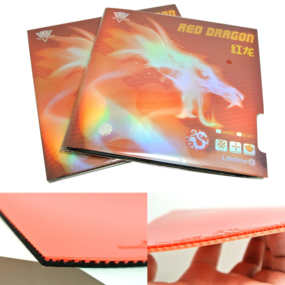 High-End Three Sword Red Dragon Non-Sticky Inter-Energy Germany Imported Sponge Table Tennis Rubber/ Ping Pong Rubber
High-End Three Sword Red Dragon Non-Sticky Inter-Energy Germany Imported Sponge Table Tennis Rubber/ Ping Pong Rubber