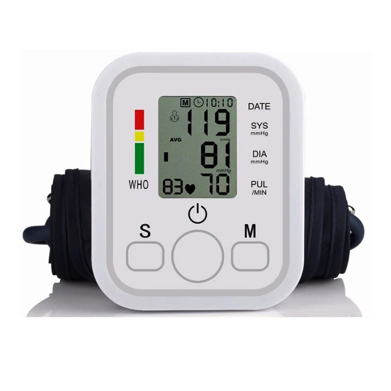 Portable Automatic Digital Upper Arm Blood Pressure Monitor Heart Beat Rate Pulse Meter Health care Tonometer Sphygmomanometer
Portable Automatic Digital Upper Arm Blood Pressure Monitor Heart Beat Rate Pulse Meter Health care Tonometer Sphygmomanometer