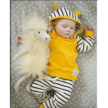 2PCS New Kids Sets Striped Cotton Suits Boys Hood Clothes Girls Suits Sports Top+Pants Set Fashion Underwear Children Clothing
2PCS New Kids Sets Striped Cotton Suits Boys Hood Clothes Girls Suits Sports Top+Pants Set Fashion Underwear Children Clothing