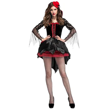 Classic Purim Carnival Party Halloween Vampire Costume for Women Adult Adulto Fantasia Cosplay Clothing Lace Tutu Dress Costumes
Classic Purim Carnival Party Halloween Vampire Costume for Women Adult Adulto Fantasia Cosplay Clothing Lace Tutu Dress Costumes