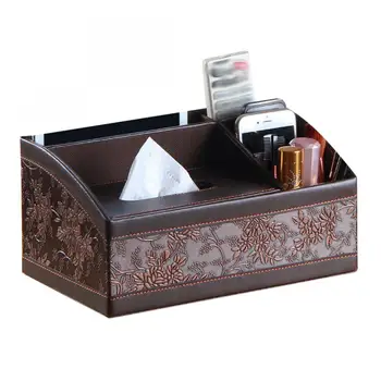 Elegant PU Leather Tissue Boxes Modern Multifunctional Tissue Canister For Phone Ipad Remote Control Makeup Jewelry Storage Box
Elegant PU Leather Tissue Boxes Modern Multifunctional Tissue Canister For Phone Ipad Remote Control Makeup Jewelry Storage Box