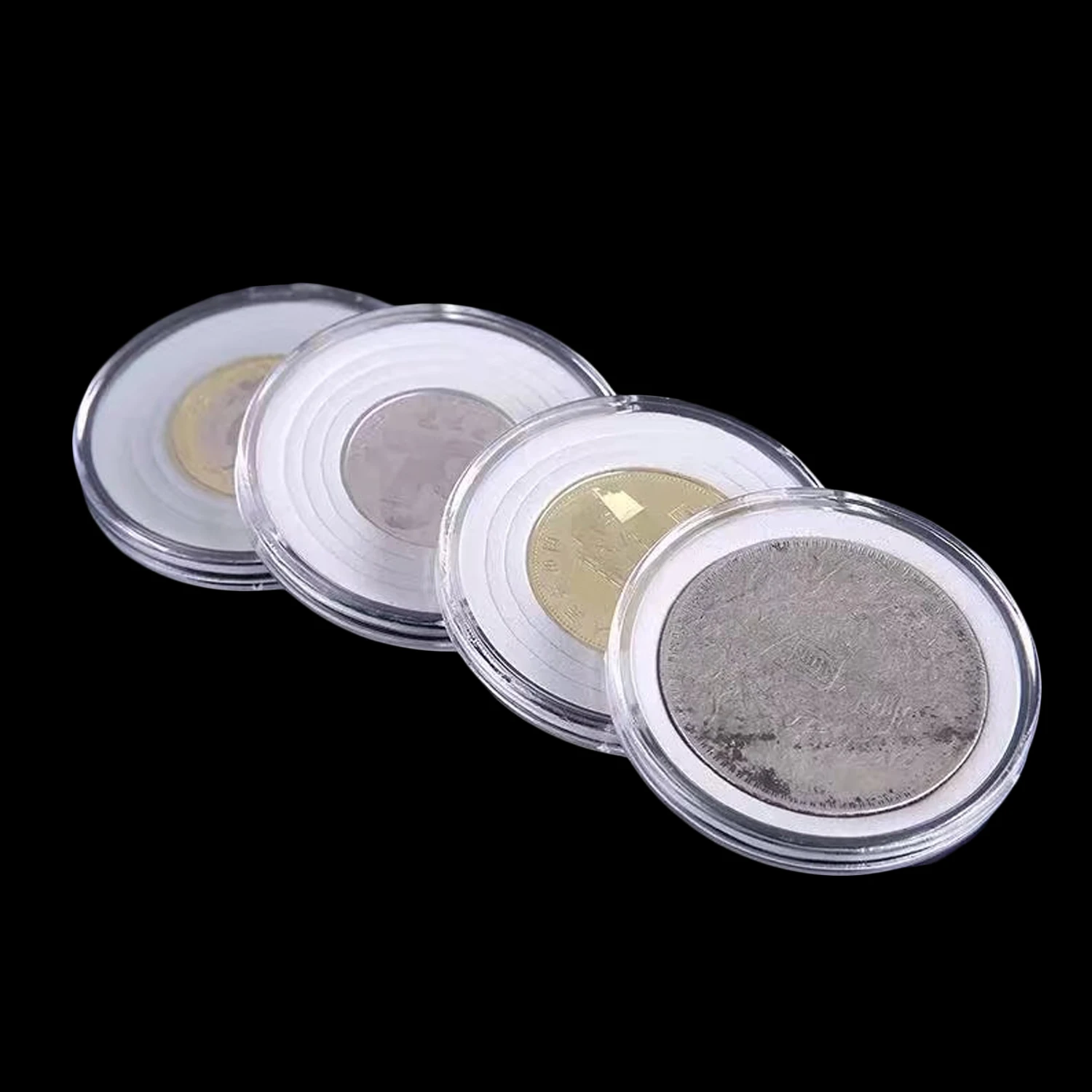 40PCS 20/25/30/35/40mm Clear Round Coin Collection Protect Cases Medals Capsules Storage Box Container with Foam Gasket
40PCS 20/25/30/35/40mm Clear Round Coin Collection Protect Cases Medals Capsules Storage Box Container with Foam Gasket