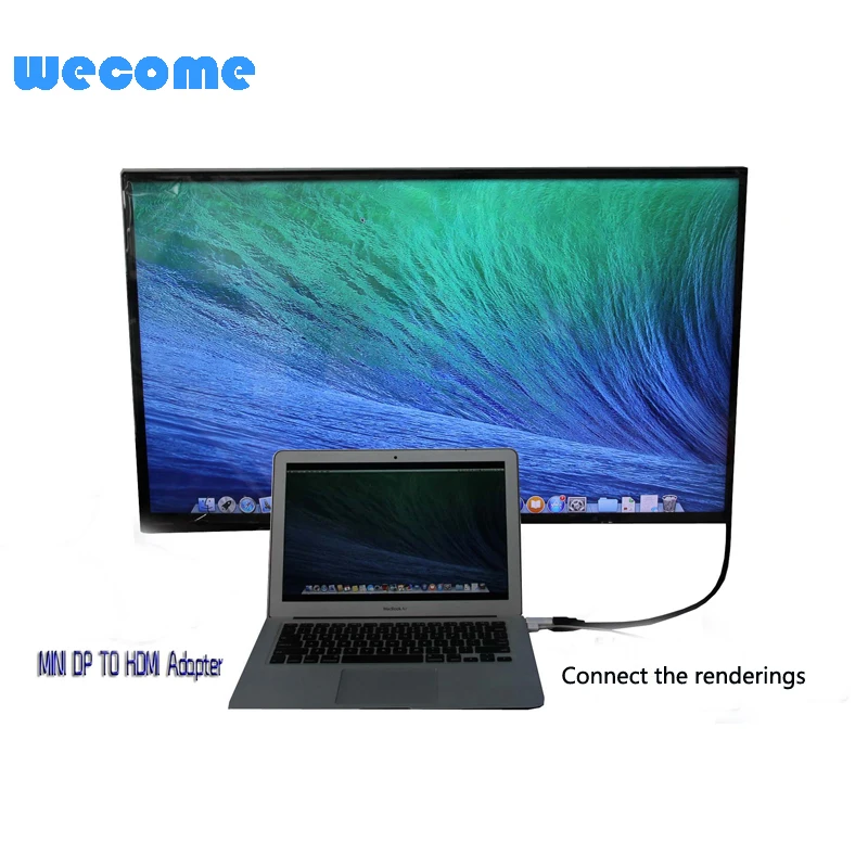 WECOM mini display port mini DP TO HDMI Adapter Converter full HD1080p For Apple Mac Macbook Pro Air
WECOM mini display port mini DP TO HDMI Adapter Converter full HD1080p For Apple Mac Macbook Pro Air