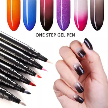 1Pcs Nail phototherapy glue, a temperature-changing one-step glue specially designed for lazy people, one step gel pen
1Pcs Nail phototherapy glue, a temperature-changing one-step glue specially designed for lazy people, one step gel pen