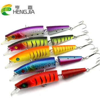 100pcs 14CM 20.2G 4#hook Jointed Minnow Fishing Lures Hard plastic Jointed fishing Baits artificial isca pesca fishing tackles
100pcs 14CM 20.2G 4#hook Jointed Minnow Fishing Lures Hard plastic Jointed fishing Baits artificial isca pesca fishing tackles