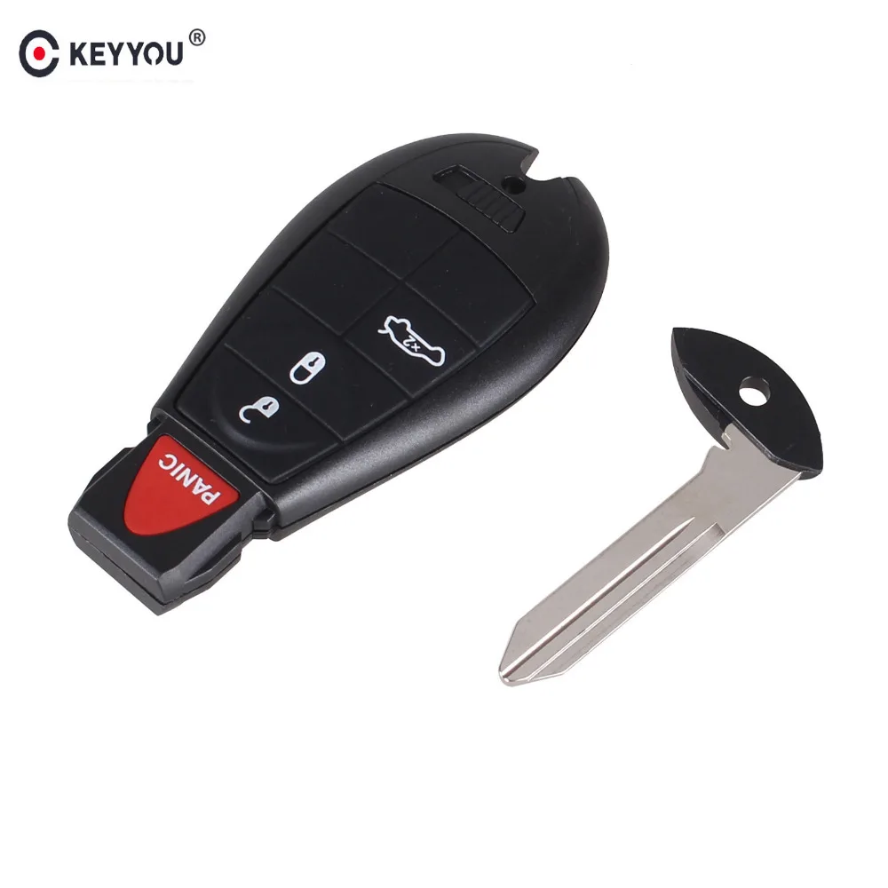KEYYOU Car Key Case For Chrysler 4 Button Remote Key Shell Case Chrysler 300c Key With Key Blade
KEYYOU Car Key Case For Chrysler 4 Button Remote Key Shell Case Chrysler 300c Key With Key Blade