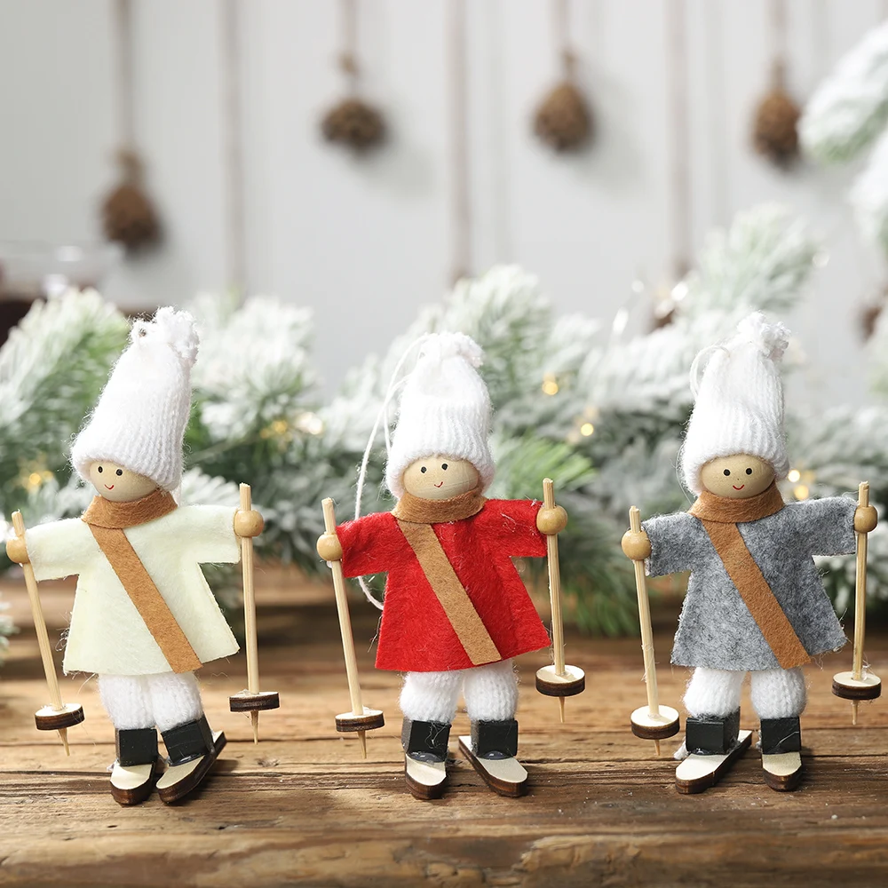 2019 Creative Kawaii Christmas Boy Angel Girl Ski Pendant Doll Christmas Tree Decoration for Home Xmas Party Decor Kids Gift
2019 Creative Kawaii Christmas Boy Angel Girl Ski Pendant Doll Christmas Tree Decoration for Home Xmas Party Decor Kids Gift