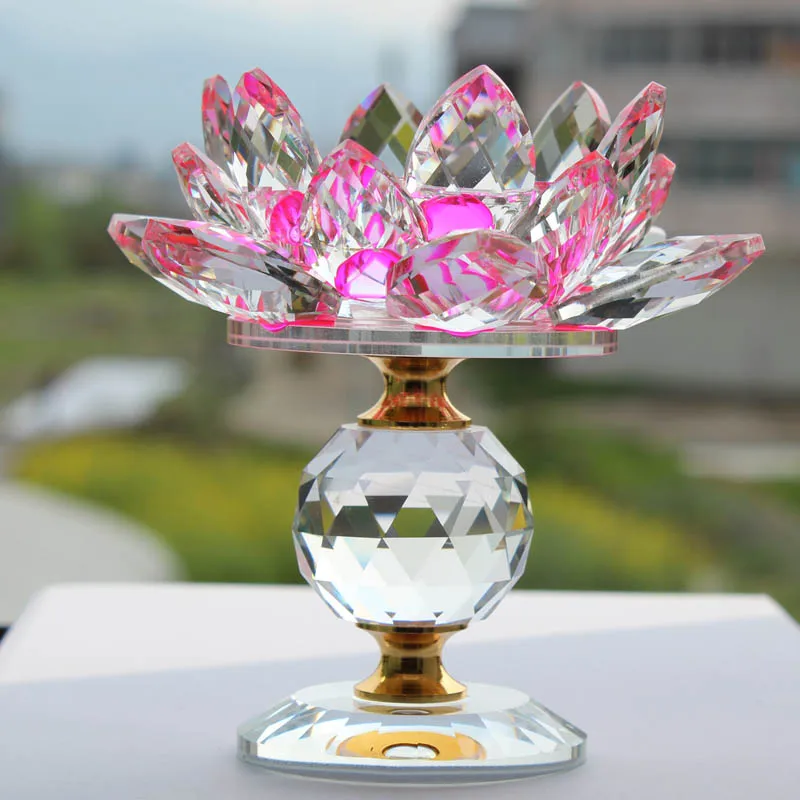 XINTOU Metal Crystal Lotus Candle Holder Feng Shui Home Wedding Centerpieces Candelabra Glass Candelstick Decoration Accessory
XINTOU Metal Crystal Lotus Candle Holder Feng Shui Home Wedding Centerpieces Candelabra Glass Candelstick Decoration Accessory
