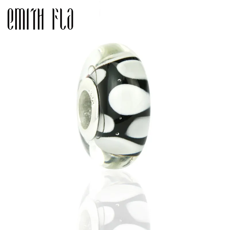 Authentic 925 Sterling Silver 3D White Black Murano Glass Beads Charms DIY Fit For European Original Bracelets & Necklace DIY
Authentic 925 Sterling Silver 3D White Black Murano Glass Beads Charms DIY Fit For European Original Bracelets & Necklace DIY