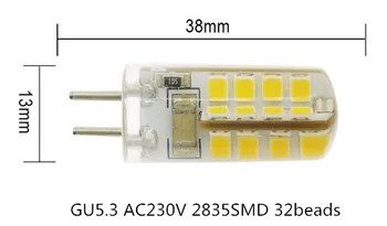 10pcs/lot LED G5.3 220v 1.6w high quality led 220v G5.3 LED 220V bulb g5.3 220v led 1.6w 2835smd 32beads
10pcs/lot LED G5.3 220v 1.6w high quality led 220v G5.3 LED 220V bulb g5.3 220v led 1.6w 2835smd 32beads