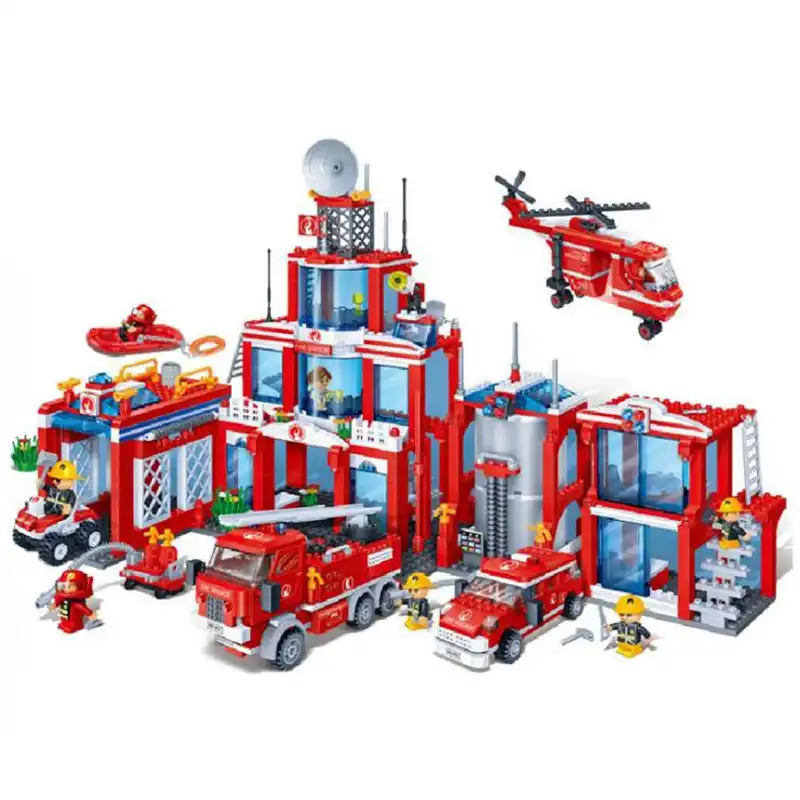 Конструктор BANBAO пожарные 8299 big Fire Truck