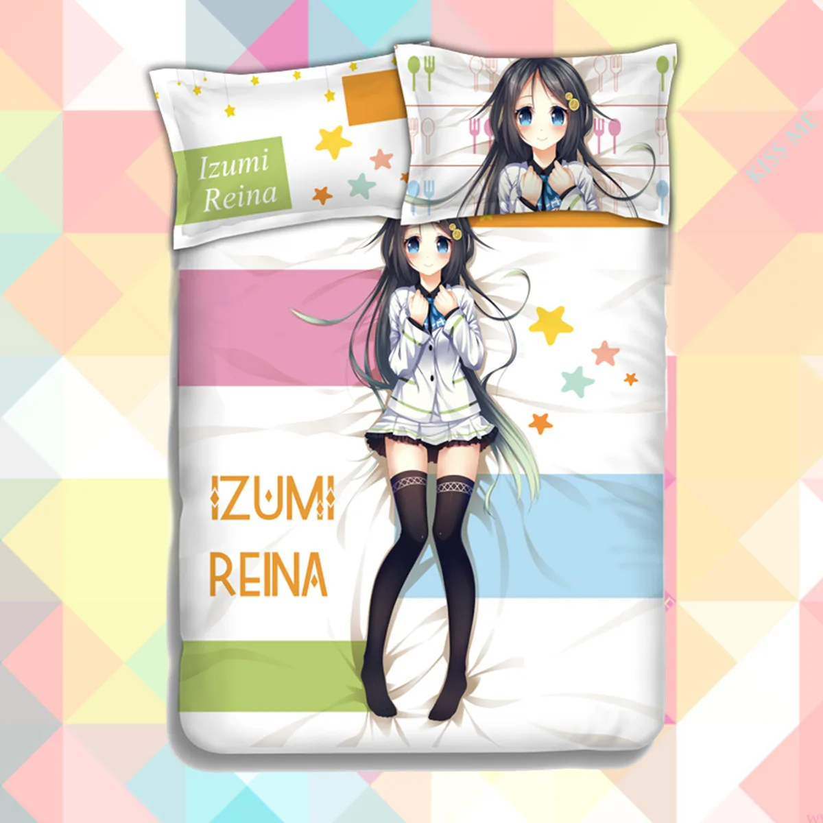Anime Cartoon Myriad Colors Phantom World Quilt Cover Bedding Set With Pillow Cases Bed Sheet Duvet Cover Set 4pc No.CP20160109
Anime Cartoon Myriad Colors Phantom World Quilt Cover Bedding Set With Pillow Cases Bed Sheet Duvet Cover Set 4pc No.CP20160109