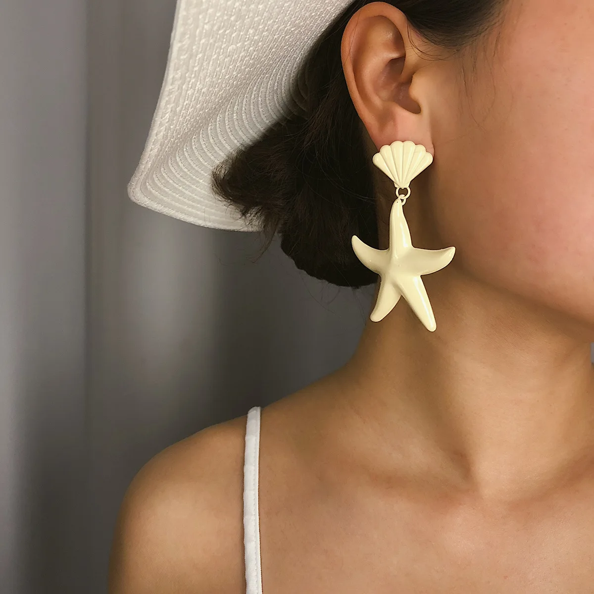 Fashion Colorful Starfish Cowrie Shell Drop Earring Women Gold Silver Color Acrylic Geometric Statement Bincos Vacation Jewelry
Fashion Colorful Starfish Cowrie Shell Drop Earring Women Gold Silver Color Acrylic Geometric Statement Bincos Vacation Jewelry
