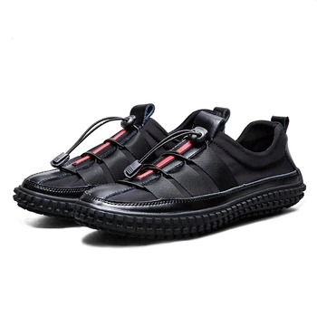 Men casual shoes leather sapatos match fabric moccasins designer sneakers fashion sapatos mens slip-on breathable 38-44
Men casual shoes leather sapatos match fabric moccasins designer sneakers fashion sapatos mens slip-on breathable 38-44