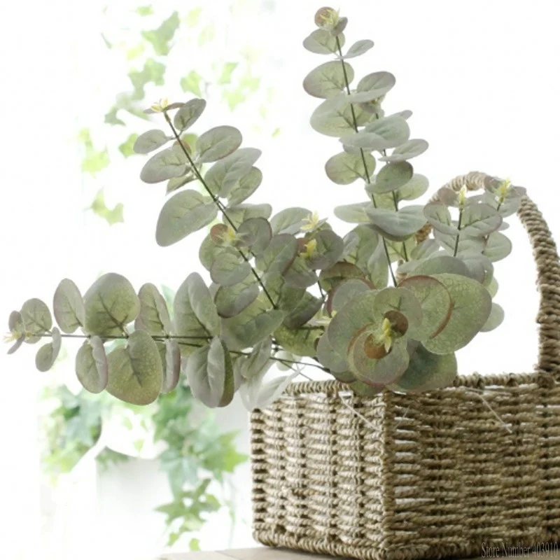 1 PCS Artificial silk Eucalyptus tree branches for home table decor DIY wedding decoration Flower arrangement plant leaf green
1 PCS Artificial silk Eucalyptus tree branches for home table decor DIY wedding decoration Flower arrangement plant leaf green