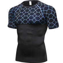 Мужская футболка для фитнеса Dry Fit Rashguard, Спортивная компрессионная футболка для фитнеса, футболка для спортзала, одежда для тренировок, мужс...(China)