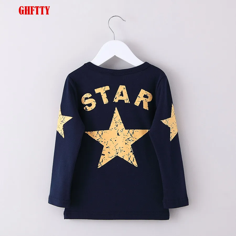 Kids clothing Spring Autumn Cotton Kids T Shirt Long Sleeve Baby Boys Girls Five-pointed star T-Shirt Children Pullovers t shirt
Kids clothing Spring Autumn Cotton Kids T Shirt Long Sleeve Baby Boys Girls Five-pointed star T-Shirt Children Pullovers t shirt